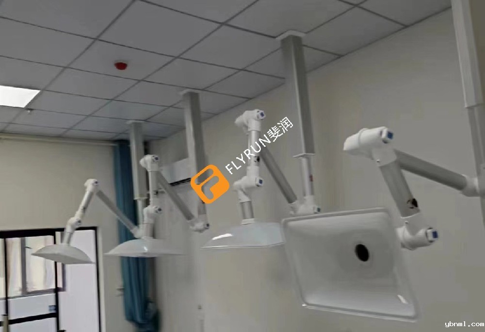 陕西西安地区中医医院艾灸排烟系统安装验收完成